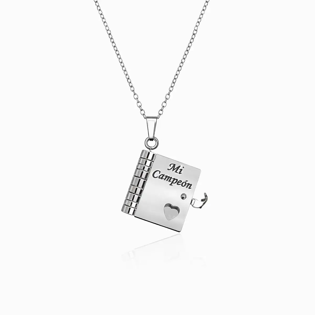 Personalized Book Necklace – Openable Message Necklace with Heartfelt Blessings Gift for Mom, Daughter, Son & Loved Ones