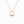 Heart pendant necklace with custom names