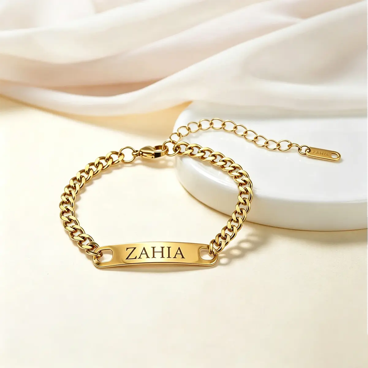 Personalized Initial Letter Bracelet|Waterproof Gift for Women & Men
