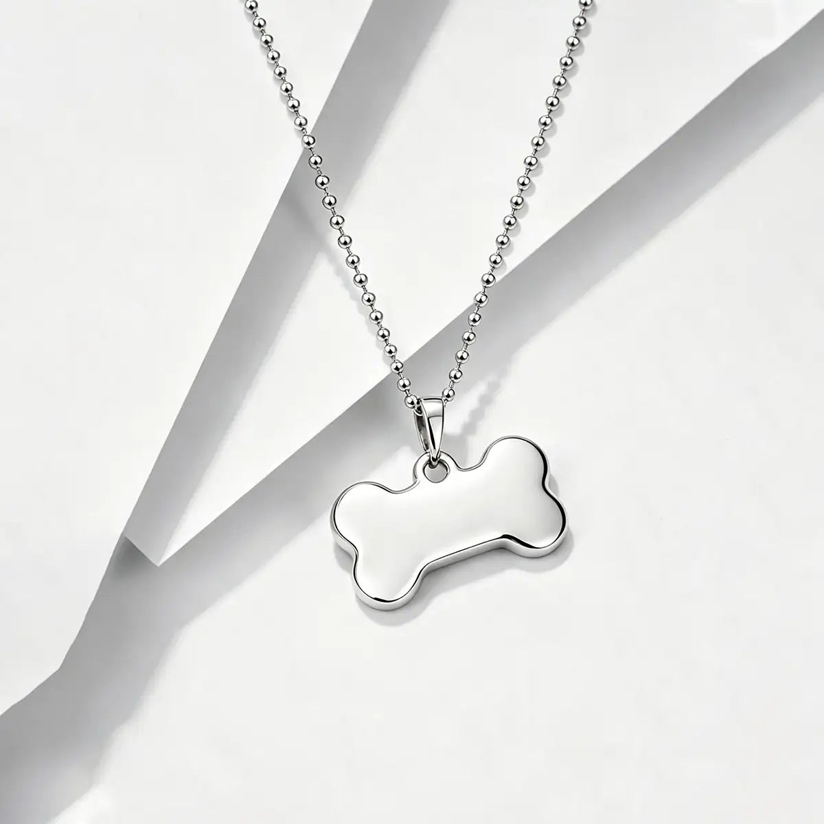 Custom Engraved Stainless Steel Pendant Necklace | Dog Tag, Military ID, Shield, Heart & Teardrop Personalized Gift