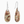 Natural Teardrop Dangles| Minimalist Accessories | Bohemian Earrings