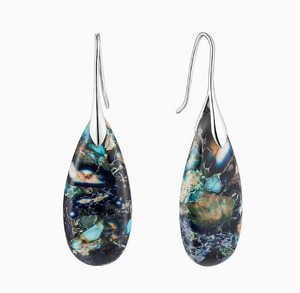 Natural Teardrop Dangles| Minimalist Accessories | Bohemian Earrings