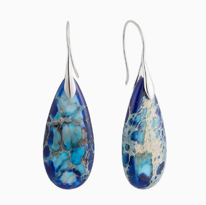 Natural Teardrop Dangles| Minimalist Accessories | Bohemian Earrings