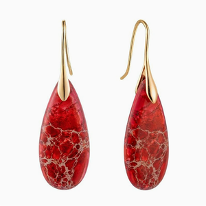 Natural Teardrop Dangles| Minimalist Accessories | Bohemian Earrings
