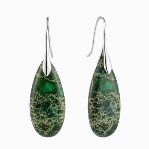 Natural Teardrop Dangles| Minimalist Accessories | Bohemian Earrings