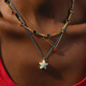 Five-pointed star necklace for women