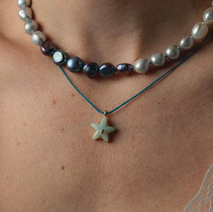 Five-pointed star necklace for women