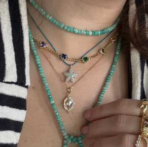Five-pointed star necklace for women