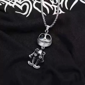 Titanium steel necklace, men's clavicle chain