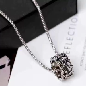 Titanium steel necklace, men's clavicle chain