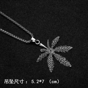 Men's titanium steel necklace