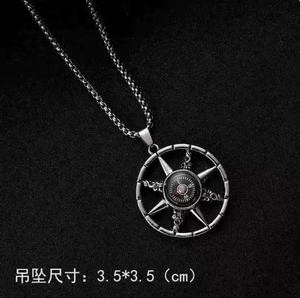 Men's titanium steel necklace