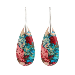Natural Teardrop Dangles| Minimalist Accessories | Bohemian Earrings